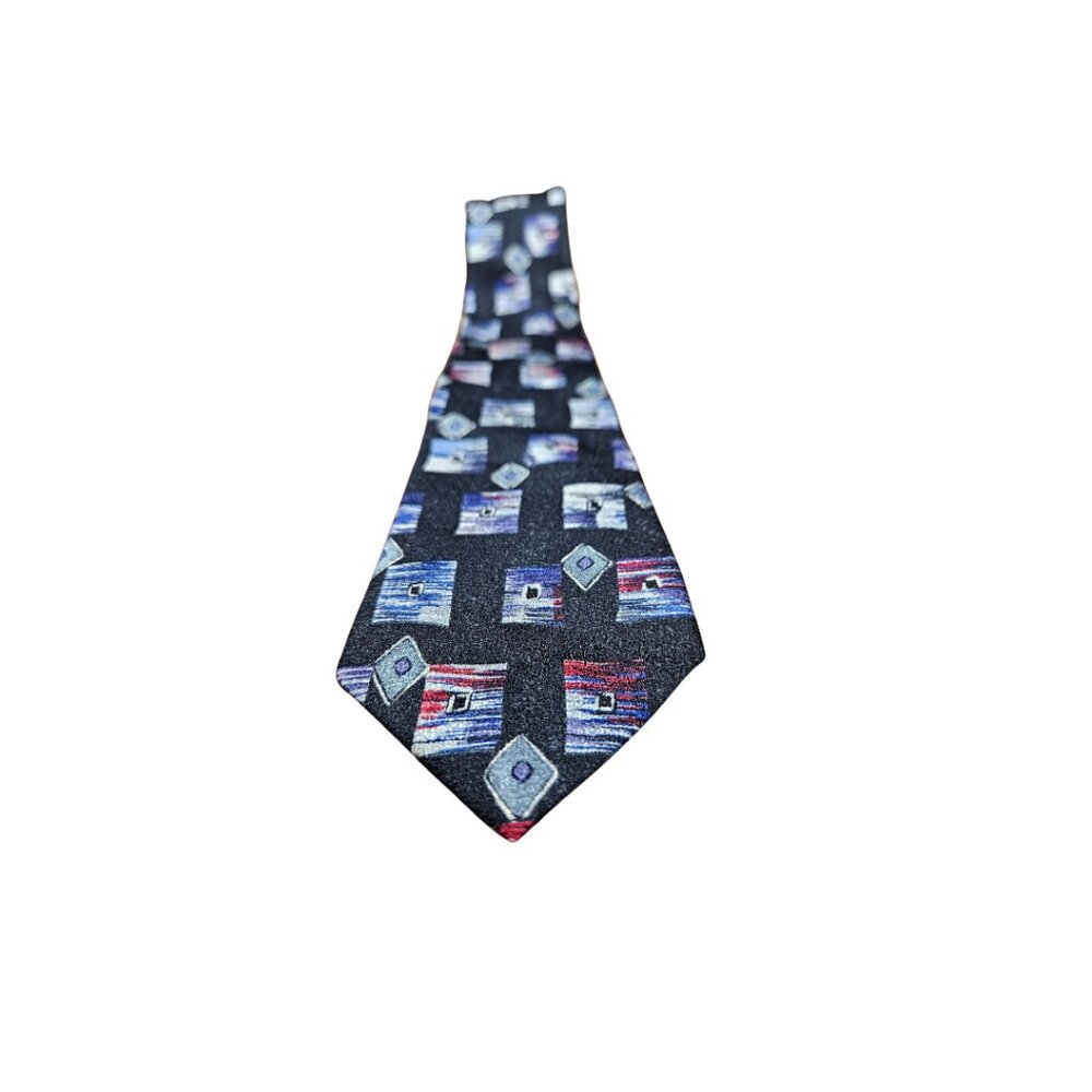 Vintage Club Room Boy's 100% Silk Abstract Tie